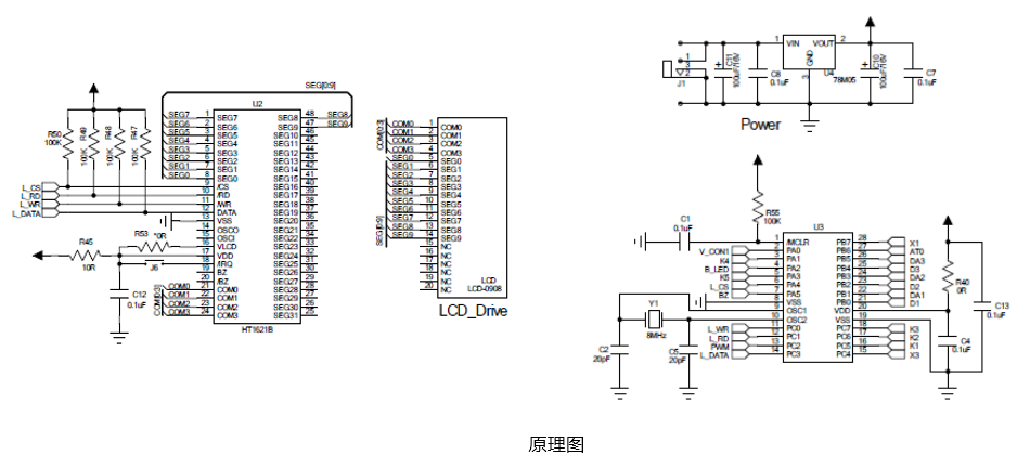 單片機開發(fā)英銳恩LCD驅動IC芯片方案